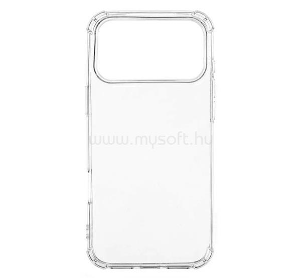 GIGAPACK iPhone 18 Pro / 17 Pro GIGAPACK Szilikon telefonvédő ütésállóság, légpárnás sarok, ÁTLÁTSZÓ