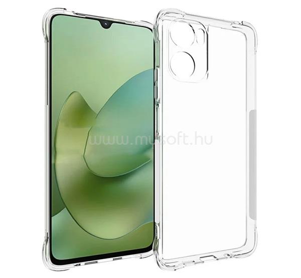 GIGAPACK Motorola Moto G06 Power / G06 GIGAPACK Szilikon telefonvédő ütésállóság, légpárnás sarok, ÁTLÁTSZÓ