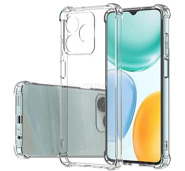 GIGAPACK Honor X5c Plus GIGAPACK Szilikon telefonvédő ütésállóság, légpárnás sarok, ÁTLÁTSZÓ