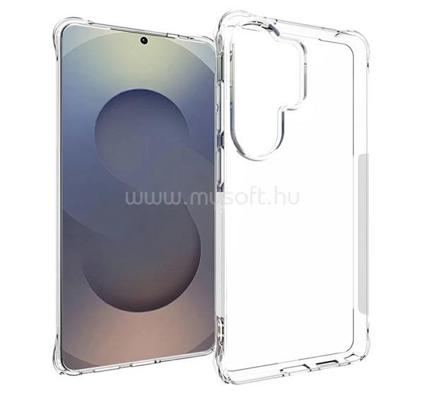 GIGAPACK Samsung S26 Ultra GIGAPACK Szilikon telefonvédő ütésállóság, légpárnás sarok, ÁTLÁTSZÓ