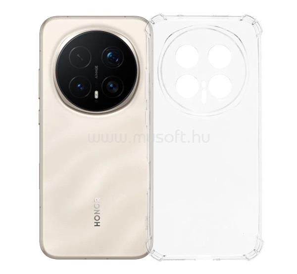 GIGAPACK Honor Magic 8 Pro GIGAPACK Szilikon telefonvédő ütésállóság, légpárnás sarok, ÁTLÁTSZÓ