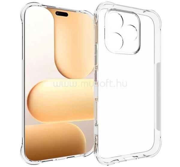 GIGAPACK Honor 600 Lite GIGAPACK Szilikon telefonvédő ütésállóság, légpárnás sarok, ÁTLÁTSZÓ