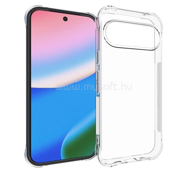 GIGAPACK Google Pixel 11 GIGAPACK Szilikon telefonvédő ütésállóság, légpárnás sarok, ÁTLÁTSZÓ