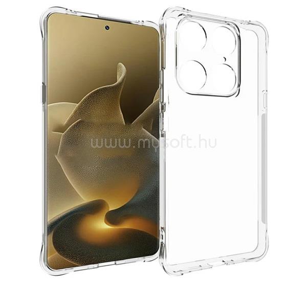 GIGAPACK Motorola Signature 5G GIGAPACK Szilikon telefonvédő ütésállóság, légpárnás sarok, ÁTLÁTSZÓ