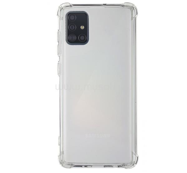 GIGAPACK Samsung A51 GIGAPACK szilikon telefonvédő ütésállóság, légpárnás sarok, ÁTLÁTSZÓ
