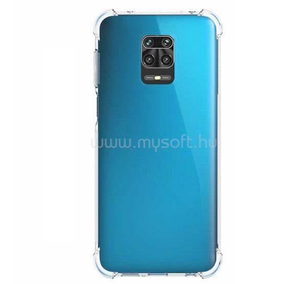 GIGAPACK Redmi Note 9 Pro / Note 9S GIGAPACK Szilikon telefonvédő ütésállóság, légpárnás sarok, ÁTLÁTSZÓ