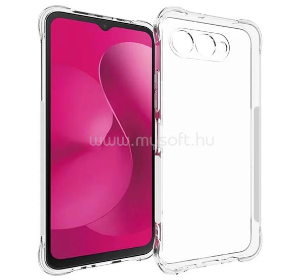 GIGAPACK T Phone 3 5G GIGAPACK Szilikon telefonvédő ütésállóság, csúszásgátló felület, ÁTLÁTSZÓ