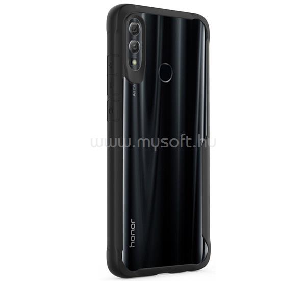 GIGAPACK Honor 10 Lite / Huawei P Smart (2019) GIGAPACK Szilikon telefonvédő ütésállóság, légpárnás sarok, FEKETE
