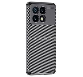 GIGAPACK Poco X6 Pro GIGAPACK Szilikon telefonvédő ütésállóság, karbon minta, FEKETE GP-155500 small