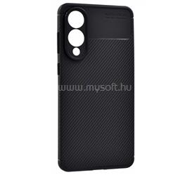 GIGAPACK Samsung S25 Edge GIGAPACK Szilikon telefonvédő ütésállóság, karbon minta, FEKETE GP-174332 small