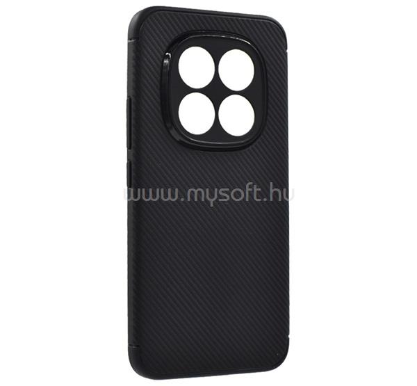 GIGAPACK Poco M8 / Redmi Note 15 5G GIGAPACK Szilikon telefonvédő ütésállóság, karbon minta, FEKETE