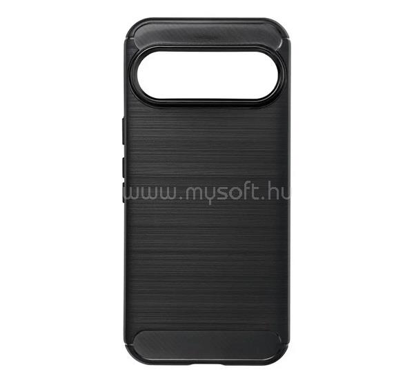 GIGAPACK Google Pixel 11 Pro XL GIGAPACK Szilikon telefonvédő ütésállóság, karbon minta, FEKETE