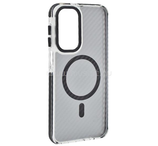 GIGAPACK Samsung A18 5G / A18 4G / A17 4G GIGAPACK Szilikon telefonvédő ütésállóság, MagSafe, FEKETE