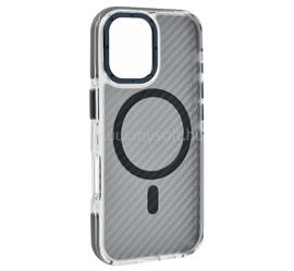 GIGAPACK iPhone 16 GIGAPACK Szilikon telefonvédő ütésállóság, MagSafe, SÖTÉTSZÜRKE GP-176076 small