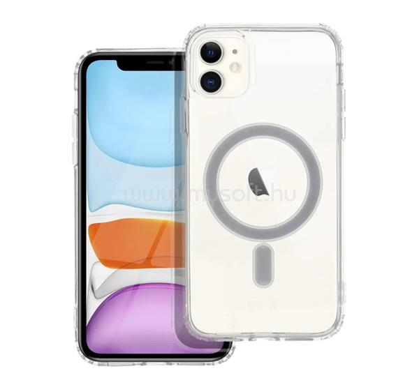 GIGAPACK iPhone 11 GIGAPACK szilikon telefonvédő ütésállóság, MagSafe, ÁTLÁTSZÓ