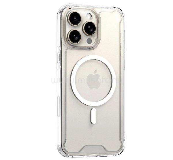 GIGAPACK iPhone 16 Pro GIGAPACK Szilikon telefonvédő ütésállóság, MagSafe, ÁTLÁTSZÓ
