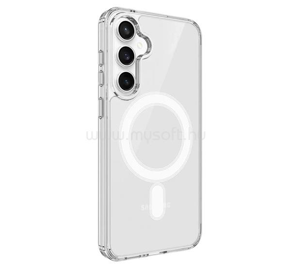 GIGAPACK Samsung S25 Plus GIGAPACK Szilikon telefonvédő ütésállóság, MagSafe, ÁTLÁTSZÓ