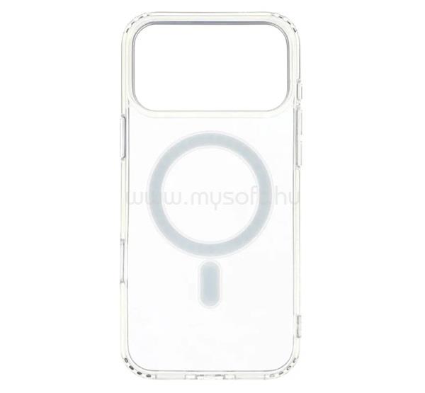 GIGAPACK iPhone 18 Pro / 17 Pro GIGAPACK Szilikon telefonvédő ütésállóság, MagSafe, ÁTLÁTSZÓ