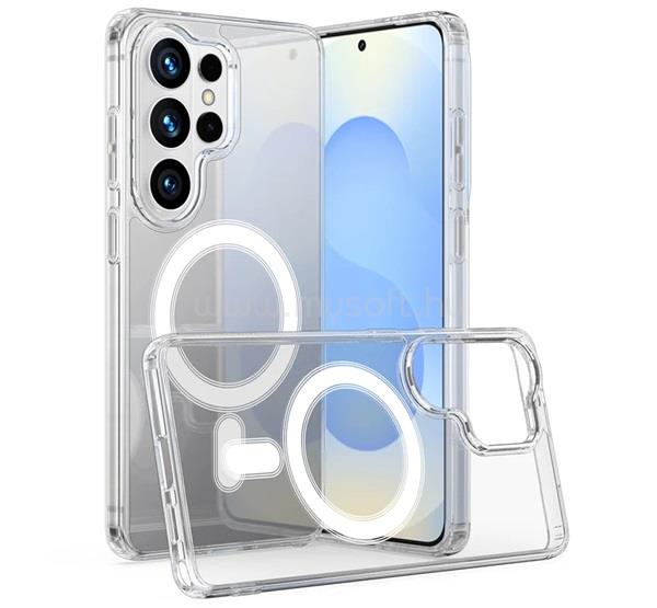 GIGAPACK Samsung S26 Ultra GIGAPACK Szilikon telefonvédő ütésállóság, MagSafe, ÁTLÁTSZÓ