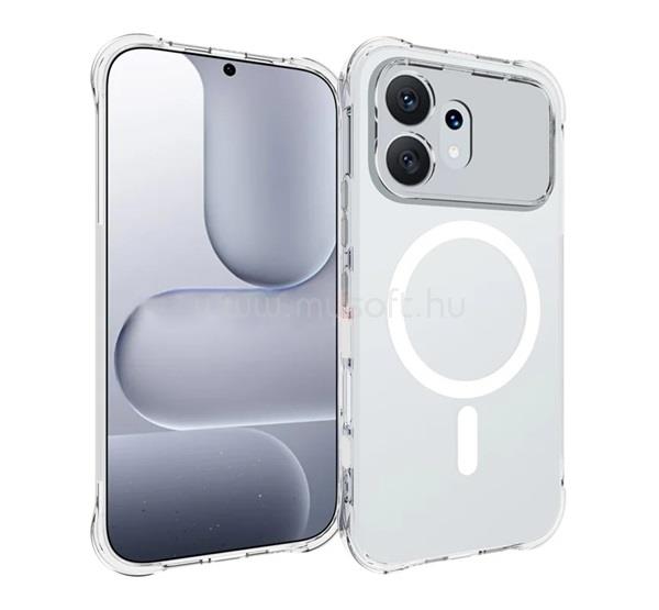 GIGAPACK Honor 600 GIGAPACK Szilikon telefonvédő ütésállóság, MagSafe, ÁTLÁTSZÓ