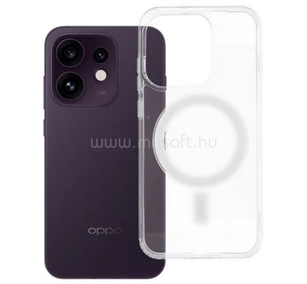 GIGAPACK Oppo Reno16 GIGAPACK Szilikon telefonvédő ütésállóság, MagSafe, ÁTLÁTSZÓ