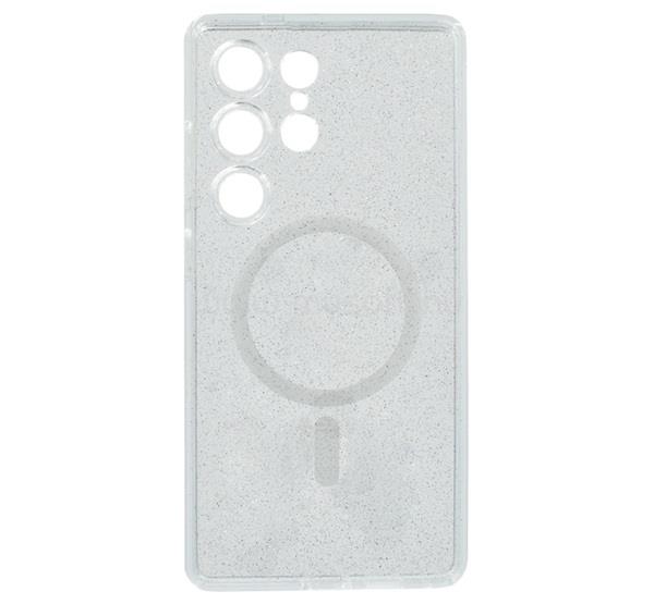 GIGAPACK Samsung S25 Ultra GIGAPACK Szilikon telefonvédő ütésállóság, csillámporos, ÁTLÁTSZÓ
