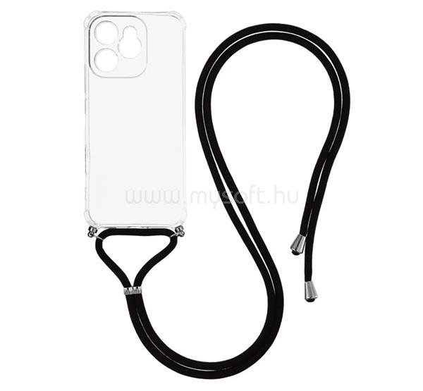 GIGAPACK Honor 400 Lite GIGAPACK Szilikon telefonvédő ütésállóság, nyakpánt, ÁTLÁTSZÓ