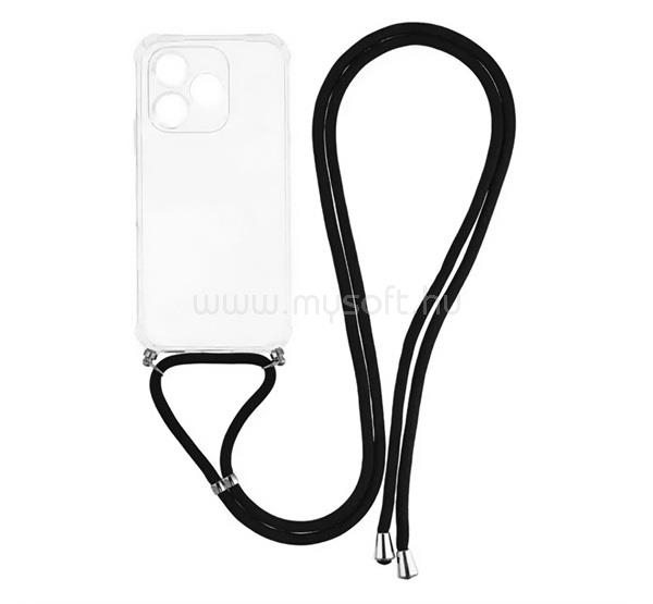 GIGAPACK Honor 600 Lite GIGAPACK Szilikon telefonvédő ütésállóság, nyakpánt, ÁTLÁTSZÓ