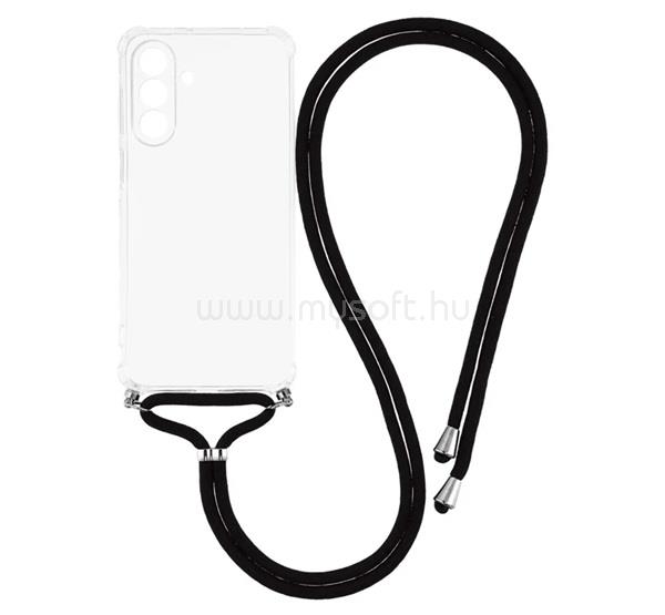 GIGAPACK Samsung A18 5G / A18 4G / A17 4G GIGAPACK Szilikon telefonvédő ütésállóság, nyakpánt, ÁTLÁTSZÓ