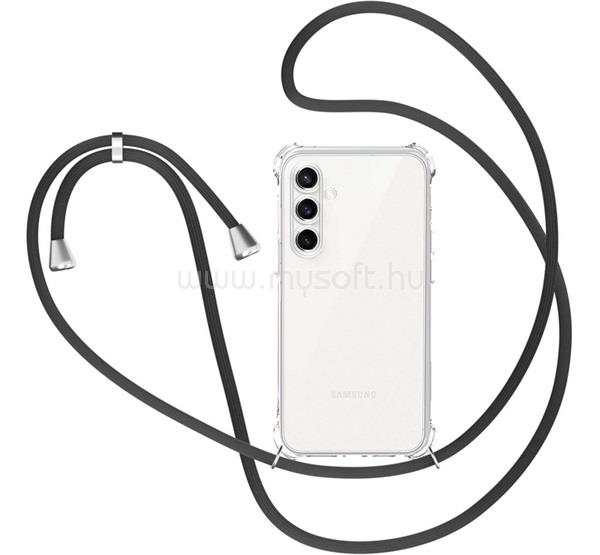 GIGAPACK Samsung A35 5G GIGAPACK Szilikon telefonvédő ütésállóság, nyakpánt, ÁTLÁTSZÓ