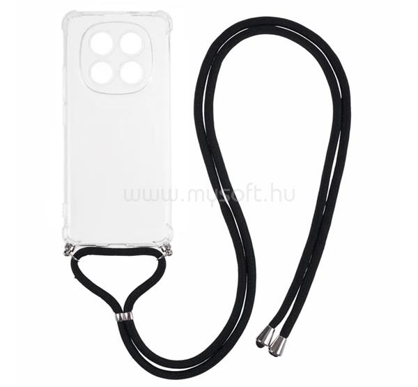 GIGAPACK Redmi Note 15 5G GIGAPACK Szilikon telefonvédő ütésállóság, nyakpánt, ÁTLÁTSZÓ