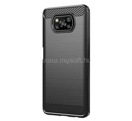 GIGAPACK Poco X3 Pro / X3 NFC GIGAPACK Szilikon telefonvédő ütésállóság, karbon minta, FEKETE GP-101195 small