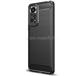 GIGAPACK Redmi Note 11 Pro GIGAPACK Szilikon telefonvédő ütésállóság, karbon minta, FEKETE GP-111597 small