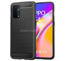 GIGAPACK Oppo A74 5G / A54 5G GIGAPACK Szilikon telefonvédő ütésállóság, karbon minta, FEKETE GP-120606 small