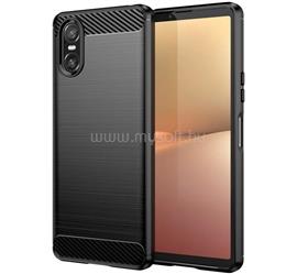 GIGAPACK Sony Xperia 10 VI GIGAPACK Szilikon telefonvédő ütésállóság, karbon minta, FEKETE GP-159146 small