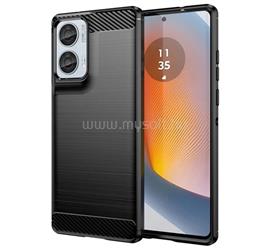 GIGAPACK Motorola Moto G85 5G / Edge 50 Fusion 5G GIGAPACK Szilikon telefonvédő ütésállóság, karbon minta, FEKETE GP-162763 small