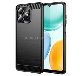 GIGAPACK Honor X5c Plus GIGAPACK Szilikon telefonvédő ütésállóság, karbon minta, FEKETE GP-178947 small