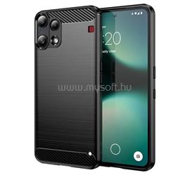 GIGAPACK Nothing Phone 3a Lite GIGAPACK Szilikon telefonvédő ütésállóság, karbon minta, FEKETE GP-180102 small