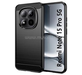 GIGAPACK Redmi Note 15 Pro 5G GIGAPACK Szilikon telefonvédő ütésállóság, karbon minta, FEKETE GP-180652 small