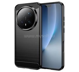 GIGAPACK Honor Magic 8 Pro GIGAPACK Szilikon telefonvédő ütésállóság, karbon minta, FEKETE GP-180655 small