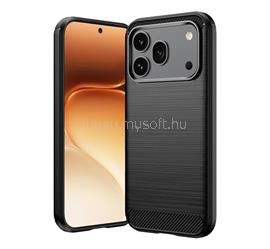GIGAPACK Honor 600 / 600 Pro GIGAPACK Szilikon telefonvédő ütésállóság, karbon minta, FEKETE GP-187170 small