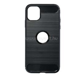 GIGAPACK iPhone 11 GIGAPACK szilikon telefonvédő ütésállóság, logó kivágás, FEKETE GP-124715 small