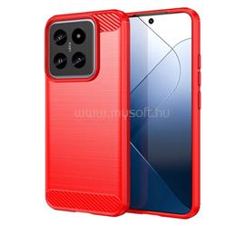 GIGAPACK Xiaomi 14 GIGAPACK Szilikon telefonvédő ütésállóság, karbon minta, PIROS GP-155504 small