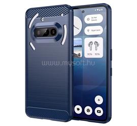 GIGAPACK Nothing Phone 3a GIGAPACK Szilikon telefonvédő ütésállóság, karbon minta, SÖTÉTKÉK GP-168492 small