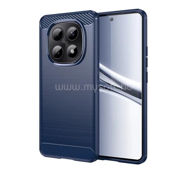 GIGAPACK Poco M8 / Redmi Note 15 5G GIGAPACK Szilikon telefonvédő ütésállóság, karbon minta, SÖTÉTKÉK