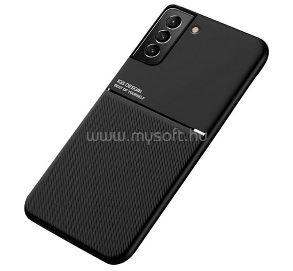 GIGAPACK Samsung S22 GIGAPACK Szilikon telefonvédő ütésállóság, csíkos, FEKETE