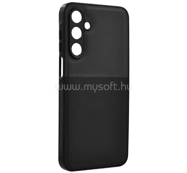 GIGAPACK Samsung A16 4G / A16 5G GIGAPACK Szilikon telefonvédő ütésállóság, csíkos, FEKETE