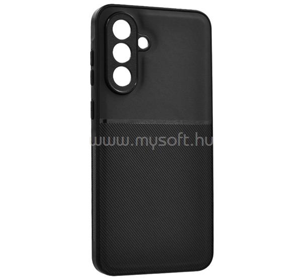 GIGAPACK Samsung A56 5G GIGAPACK Szilikon telefonvédő ütésállóság, csíkos, FEKETE