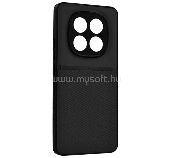 GIGAPACK Redmi Note 15 Pro 4G GIGAPACK Szilikon telefonvédő ütésállóság, csíkos, FEKETE
