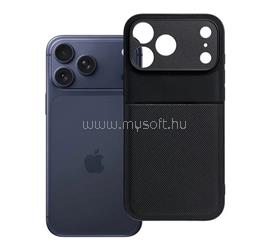 GIGAPACK iPhone 18 Pro Max / 17 Pro Max GIGAPACK Szilikon telefonvédő ütésállóság, csíkos, FEKETE GP-195467 small
